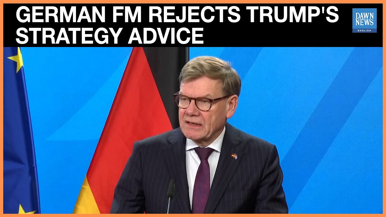 German FM Rejects External Advice After US Strategy Document Criticism
