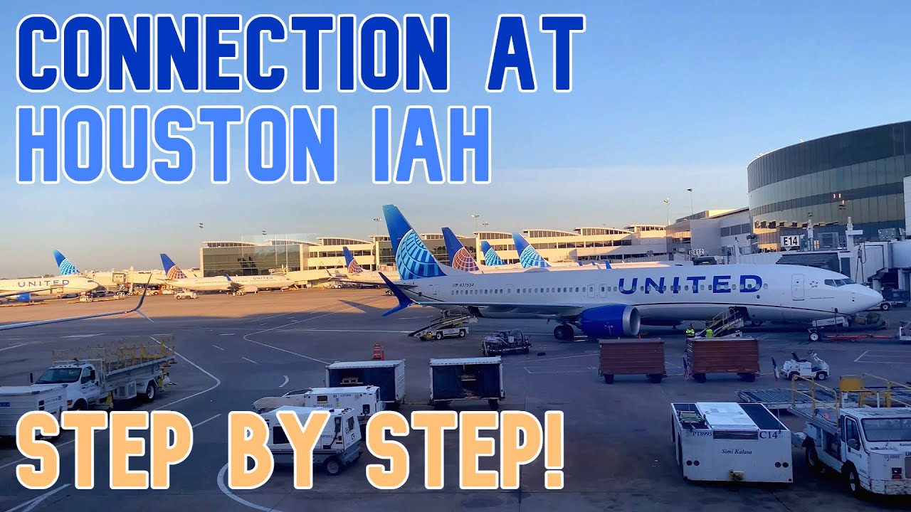 All you need to know to make your CONNECTION at HOUSTON IAH with United (same for any US airport)