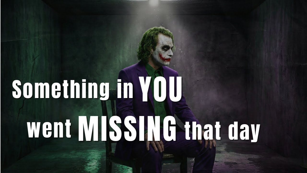 Something in You Went Missing That Day