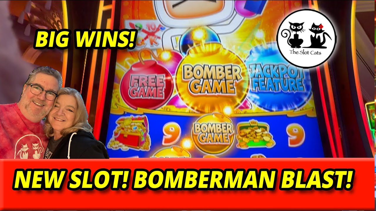 NEW SLOT! BOMBERMAN BLAST! BIG COMEBACK BONUS! #theslotcats #slots #winning #bonus #slotmachine