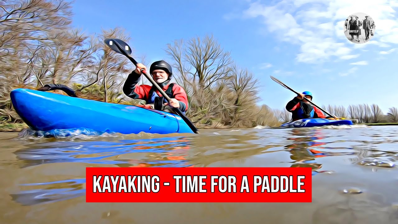Kayaking at Barcombe Mills, Sussex.