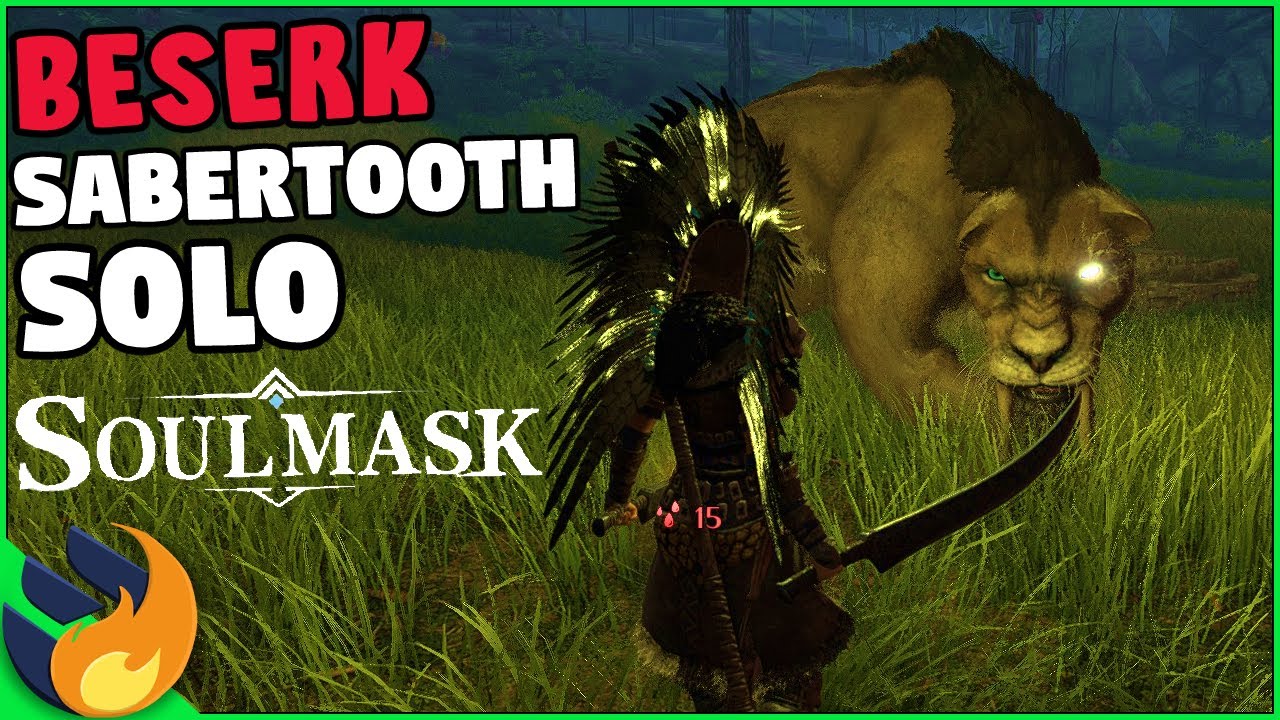 How To SOLO The Berserk Sabertooth Boss - UNLOCK BOSS Armor | Soulmask