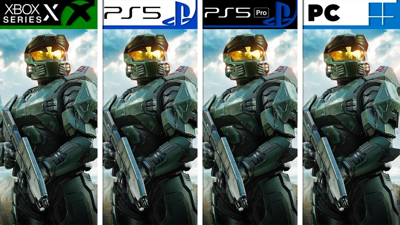 Halo Campaign Evolved | PS5 - PS5 Pro - Xbox Series X - PC | Graphics Comparison