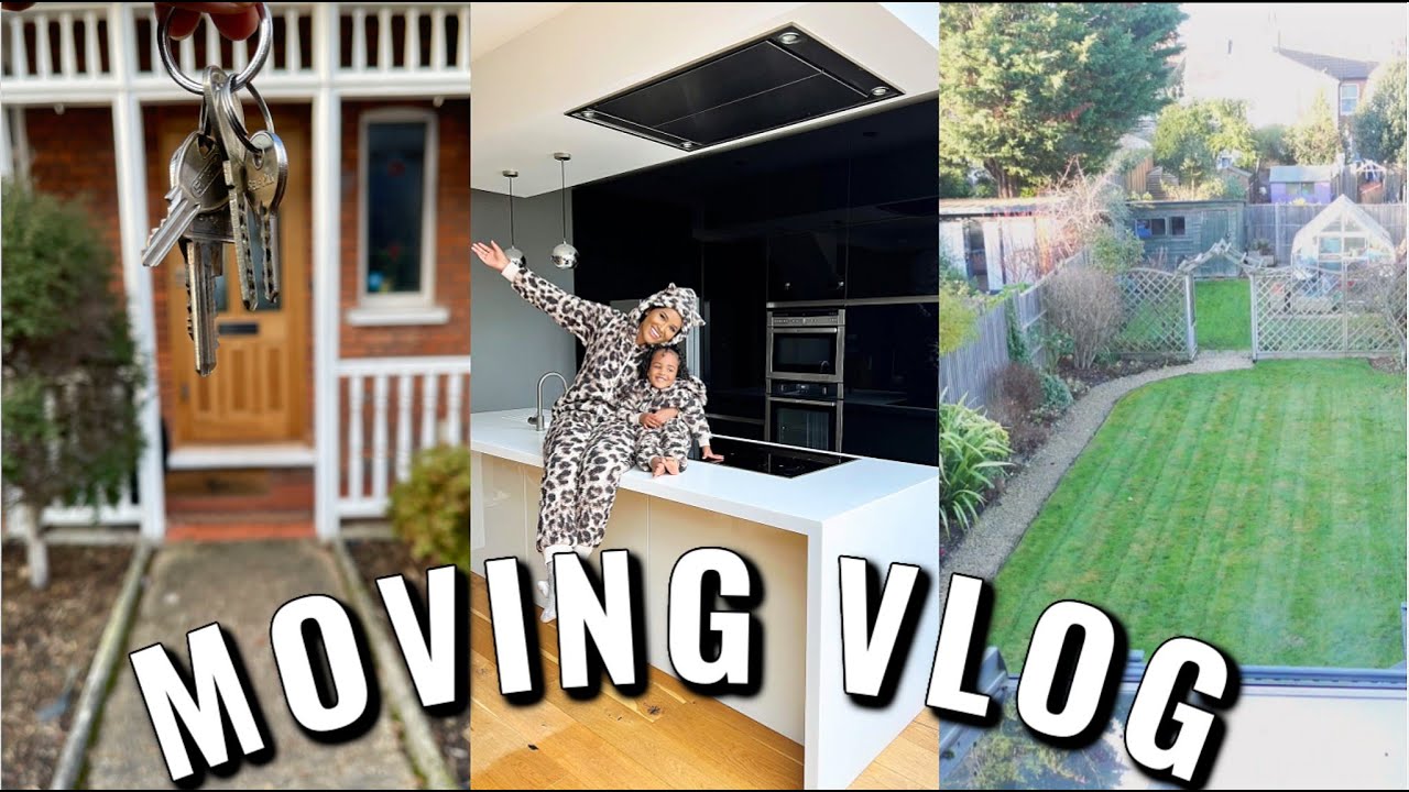 MOVING DAY IS HERE + MINI LONDON HOUSE TOUR!! MOVING VLOG 1