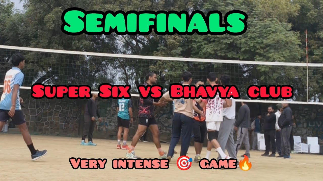 Battle for the Final Spot: Super Six vs Bhavya Club#volleyball #viralvideo #superspike #trending 