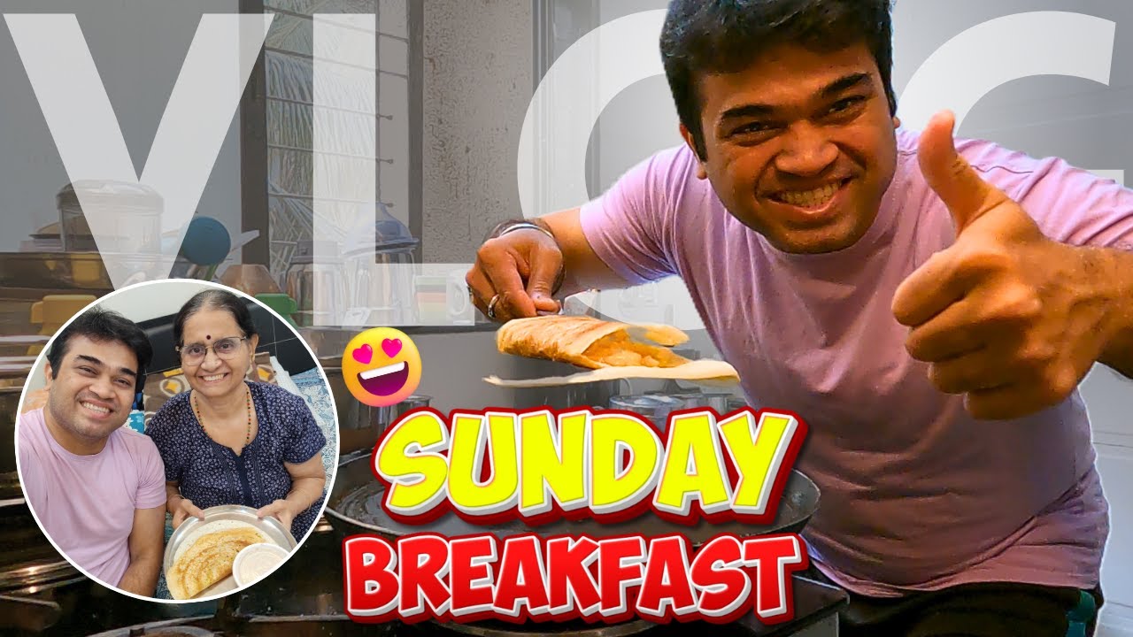Sunday Special Breakfast | Crispy Masala Dosa 😍 | Konkani Vlogs | Ganesh Kini