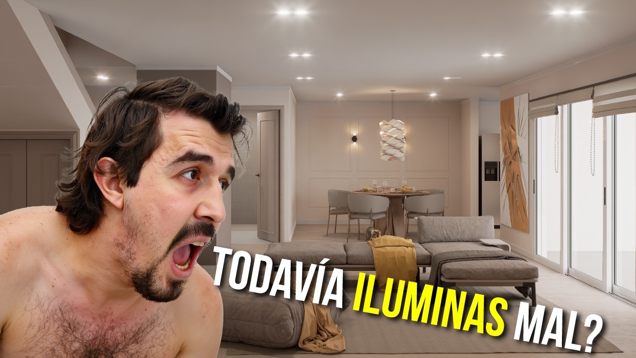 ILUMINACIÓN INTERIOR: Renderiza 10 VECES MEJOR con este truco!