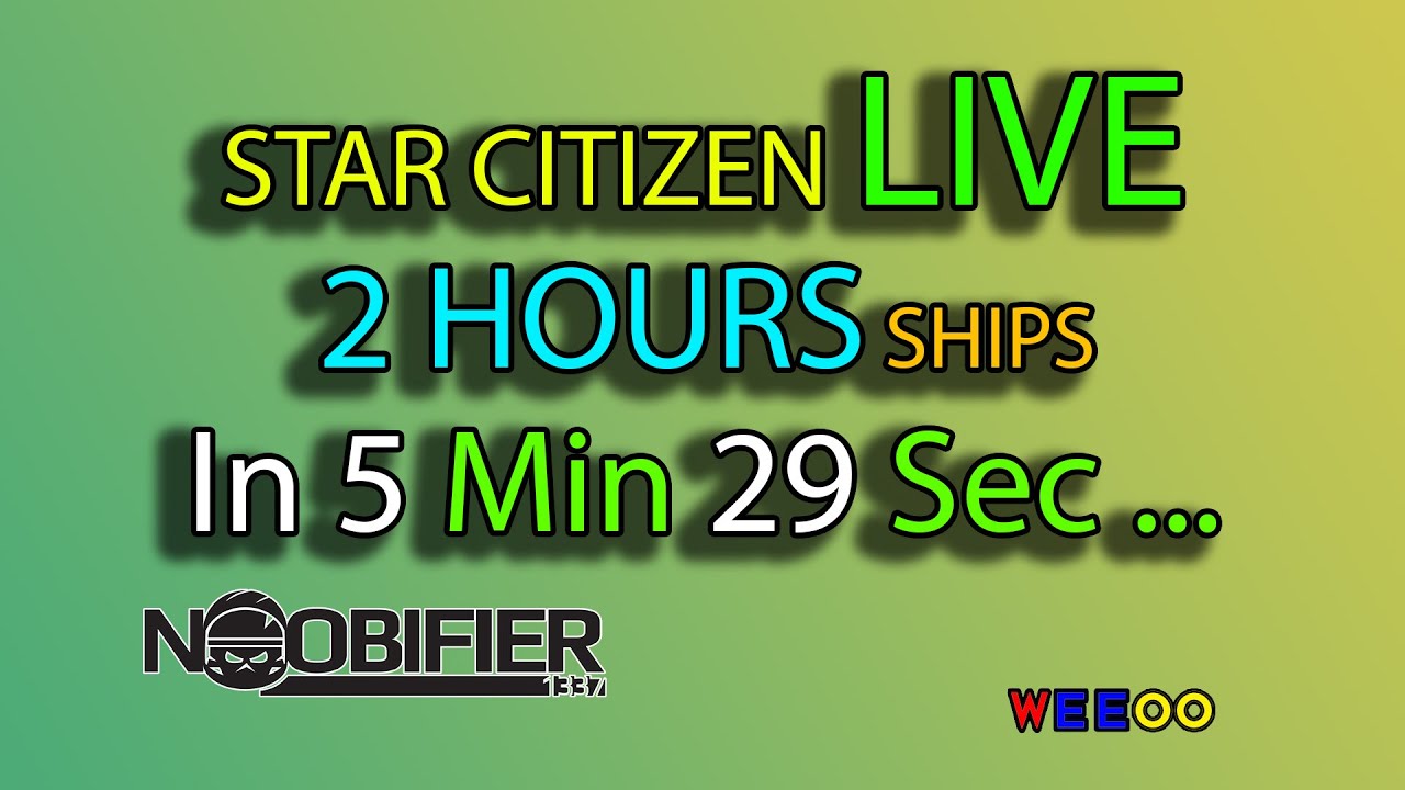 Star Citizen Live - Lots of Ship Talk in 5min 29sec