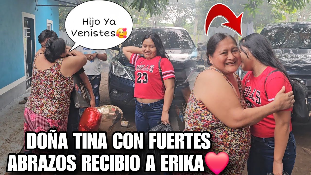 DOÑA TINA Se Le Tiro A Los Brazos Asu Nuera ERIKA y A MARVIN Al Verlos Llegar De Su Luna De Miel🥵😱