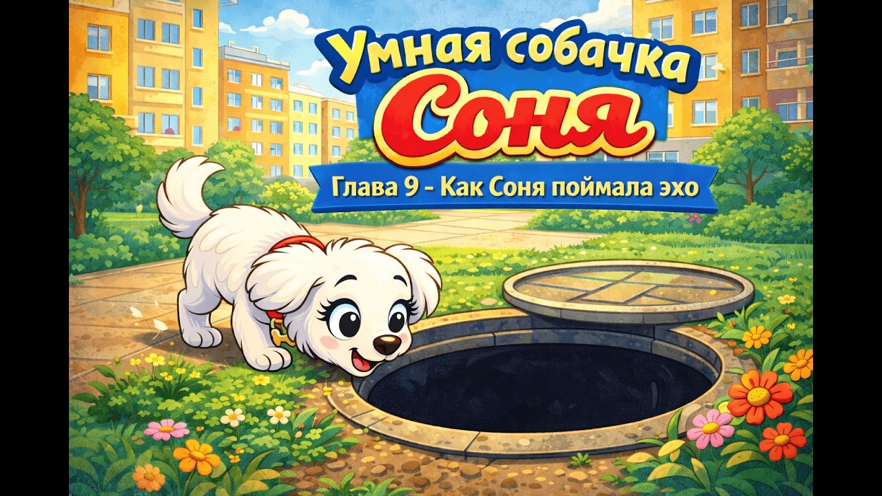 Умная собачка Соня. Как Соня поймала эхо.