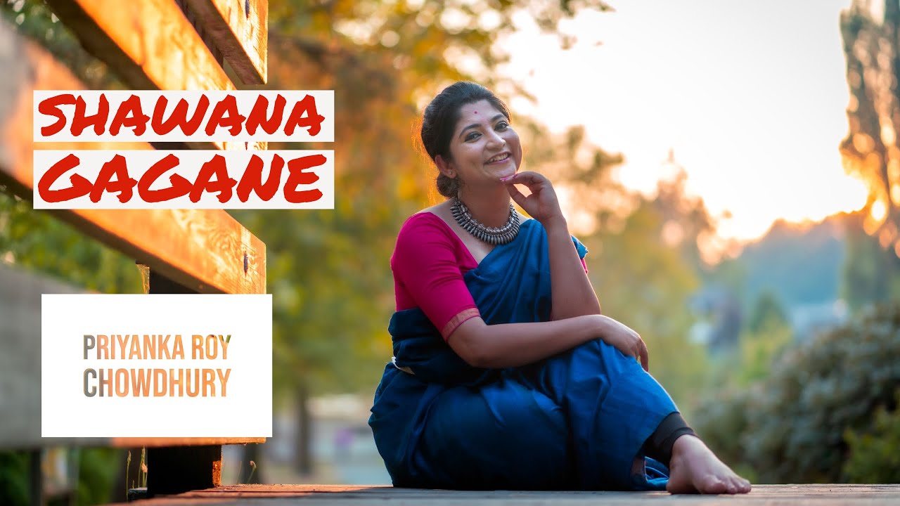 SHAWANA GAGANE GHOR GHANAGHATA | DANCE COVER | RABINDRA SANGEET | SOURENDRO-SOUMYOJIT | PRIYANKA