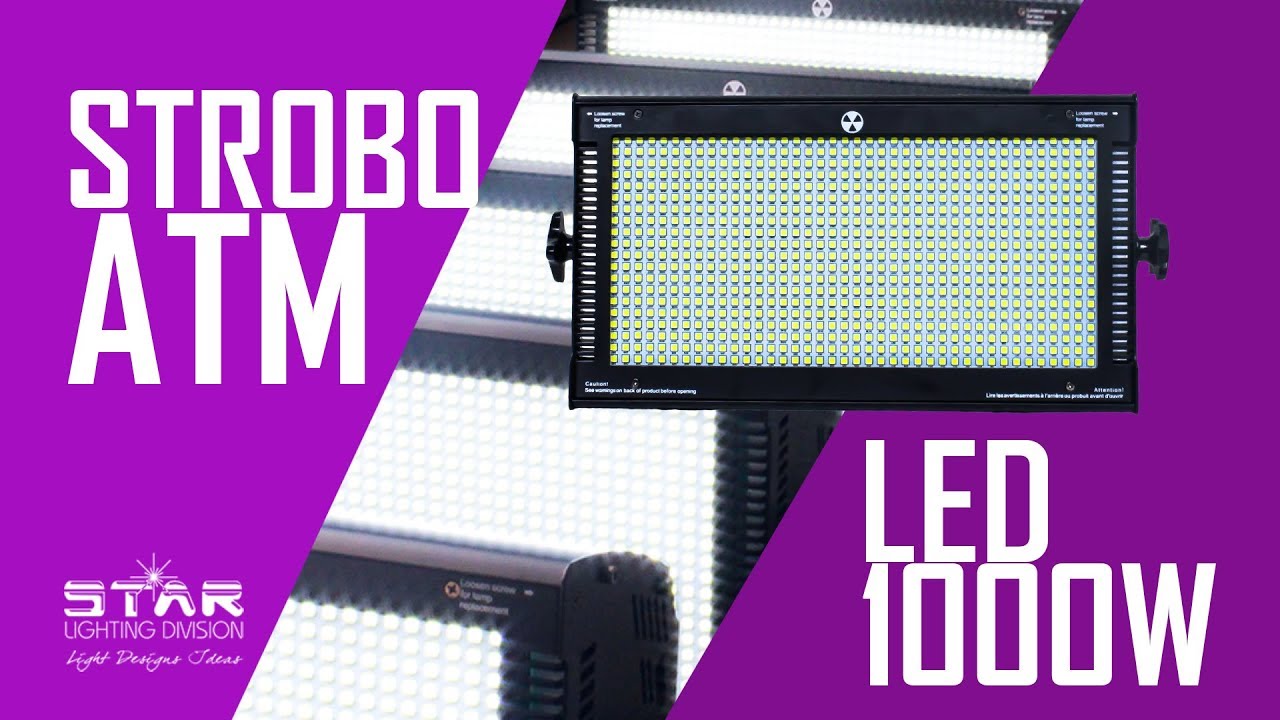 Strobo ATM 1000W Led - Star Lighting Division