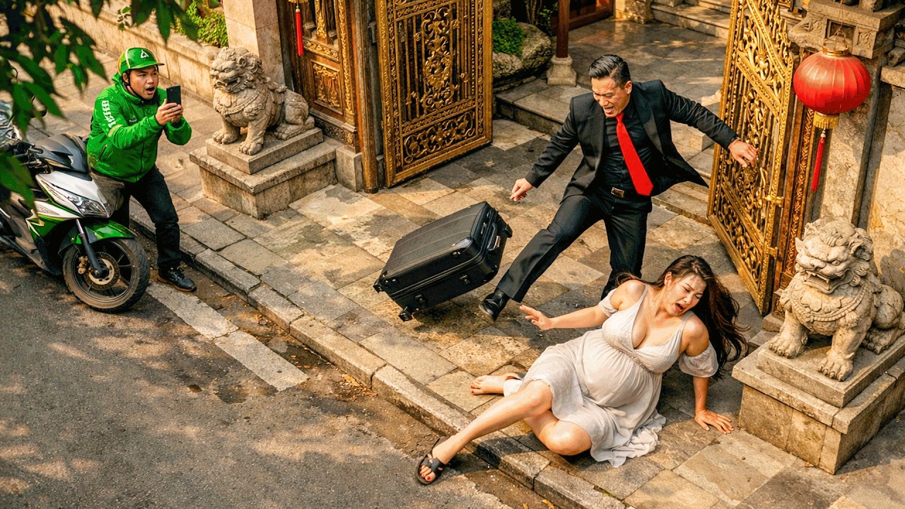 Tỷ Phú ĐẠP ĐUỔI Vợ Bầu Không Thương Tiếc  - Anh Xe Ôm Vô Tình Chứng Kiến Và Cái Kết