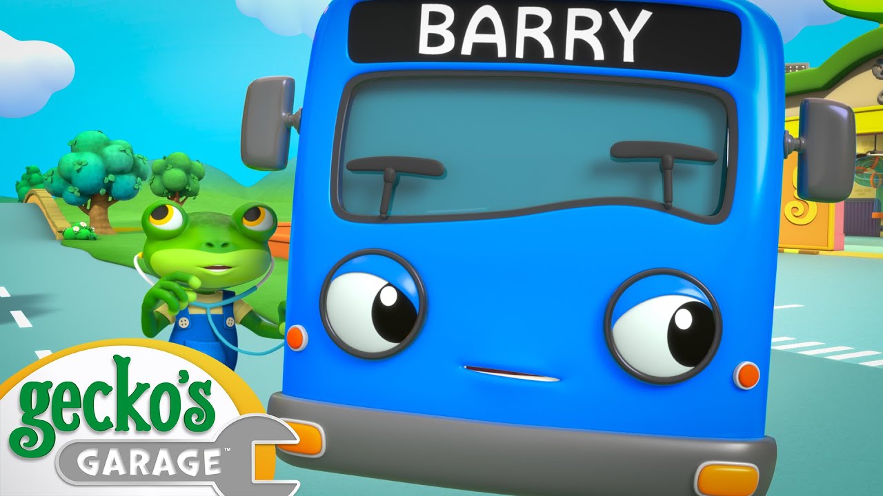 Gecko Finds Green and Fixes Trevor’s Exhaust 🔧🌿 | Gecko's Garage | Learning Videos for Kids 🛻🐸