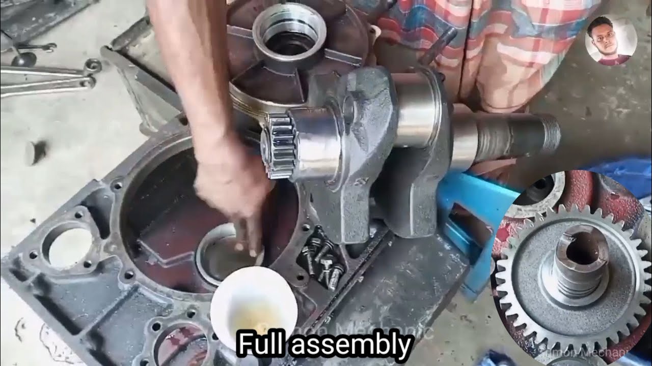 195 Diesel Engine Full Assembly Without Lathe | Step-by-Step Power Tiller Engine Setup