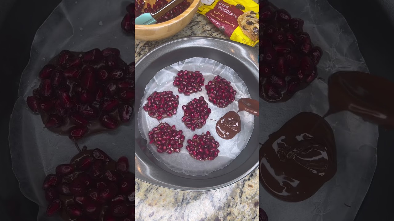 pomegranate clusters - 3 ingredient recipe