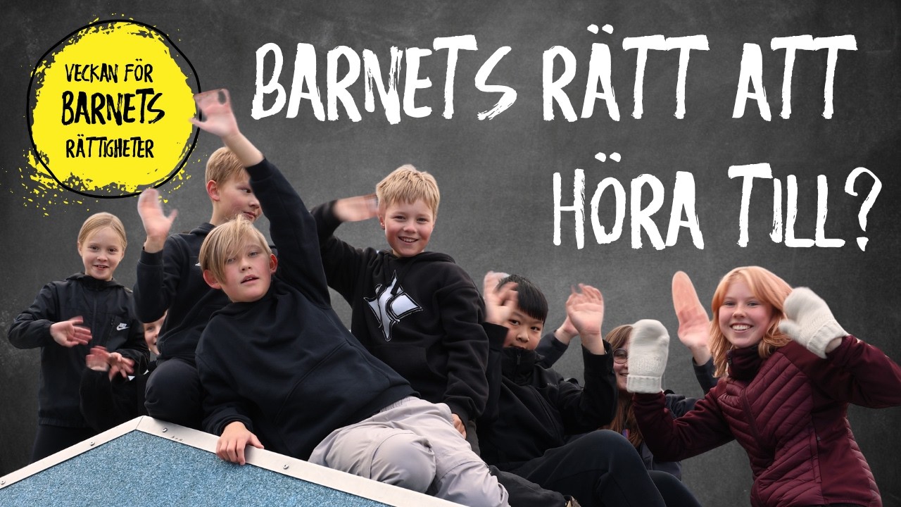 Rätt att höra till – Morgonsamlingen för Veckan för barnets rättigheter 2025