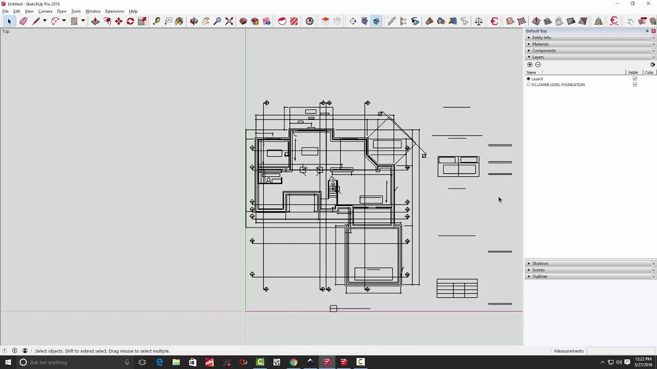 Part 1: Converting PDF drawings for use in SketchUp