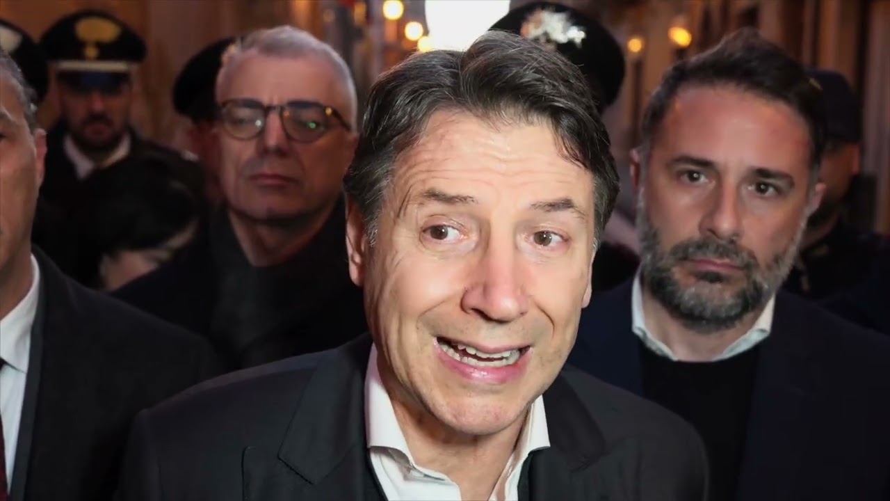 Giuseppe Conte - dichiaraizioni stampa da Niscemi | 24/02/2026