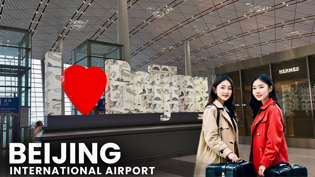 🇨🇳Beijing Capital PEK International Airport Tour 2025 | Walking inside the Airport | Haya Vlog