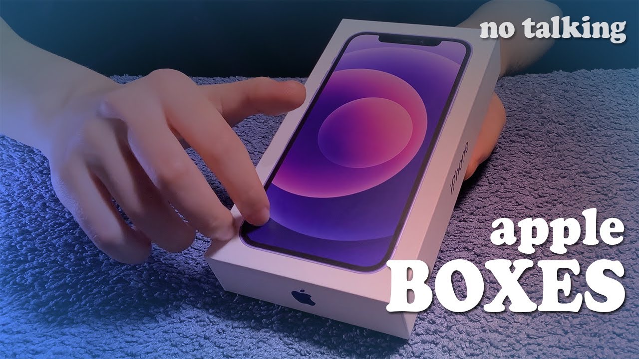 [ASMR] Apple BOXES SCRATCHING (no talking)