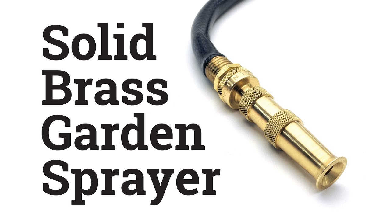Solid Brass Garden Sprayer
