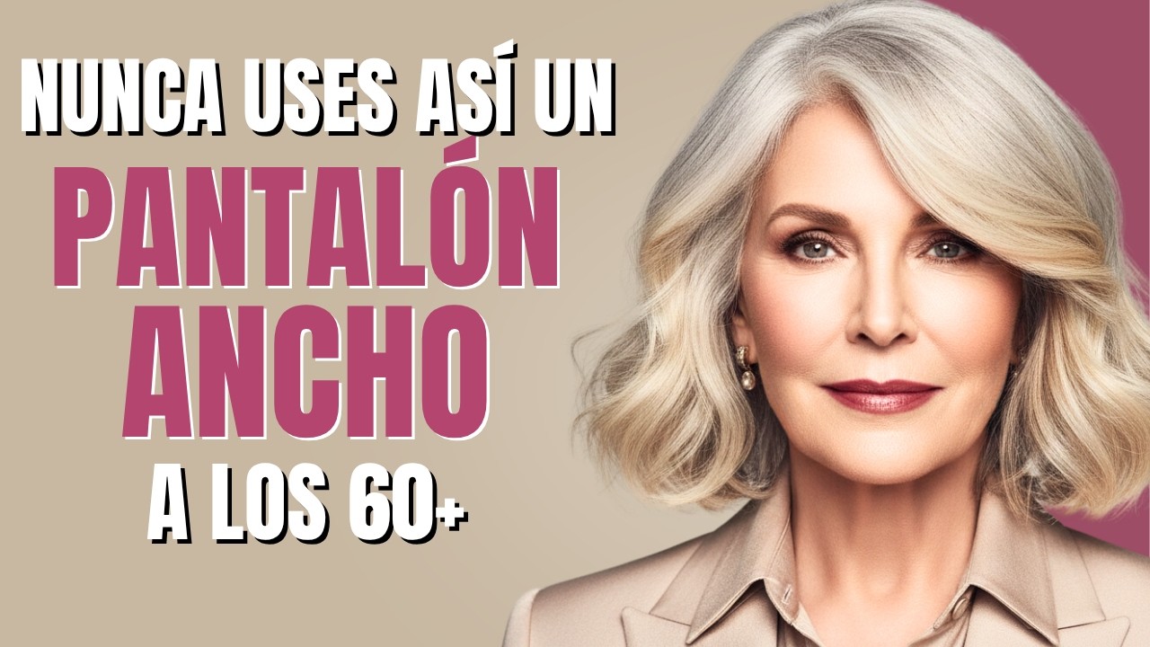 &iquest;Pantal&oacute;n ANCHO a Los 60+? Evita Estos 5 ERRORES de Moda