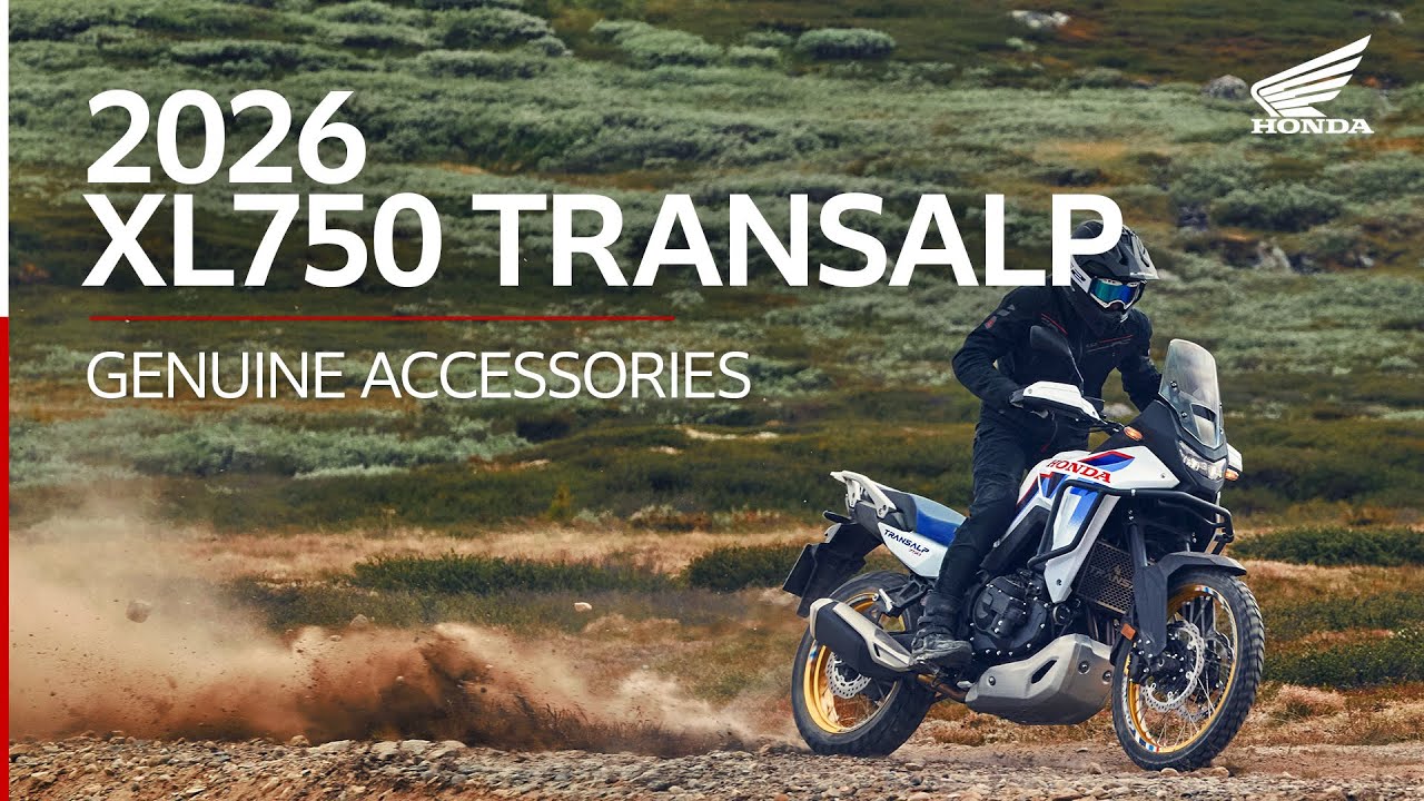 2026 XL750 Transalp Genuine Accessories | Adventure Motorcycle | Honda