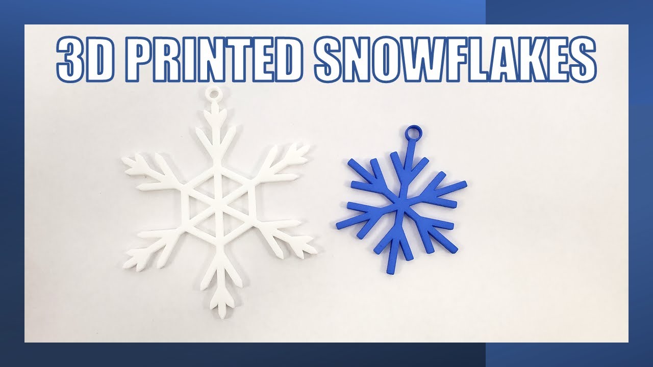 How to Design and 3D Print a Snowflake | STEM Activity