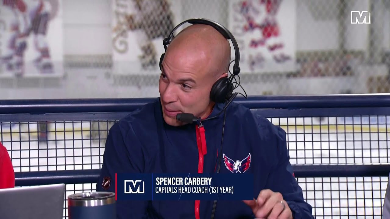 Head coach Spencer Carbery checks in from Capitals Media Day | The Sports Junkies
