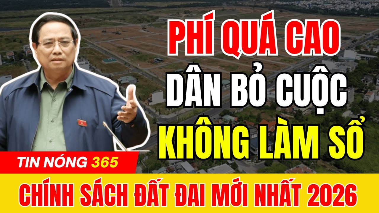TIN SỐC : Phí Lên Đất Ở Quá Cao – Người Dân Đành Bỏ Hồ Sơ | tin tức #tintuc