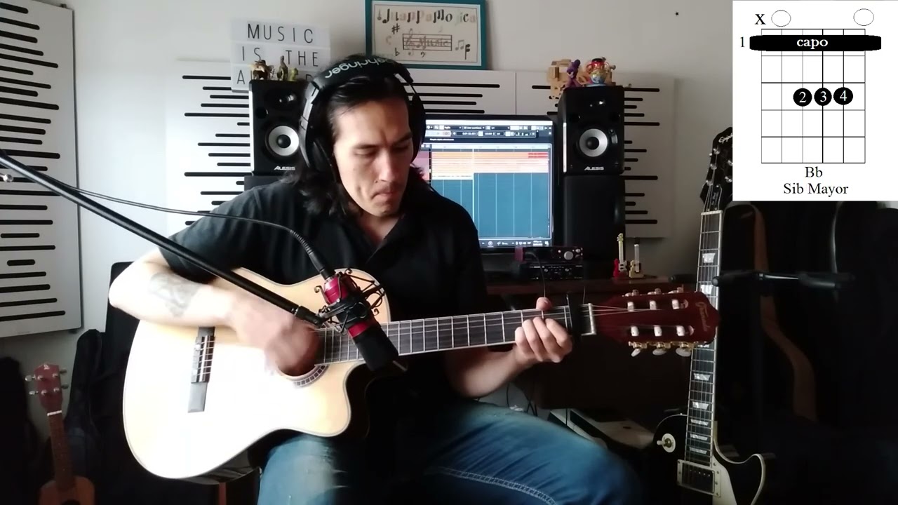 Christian Nodal - Sé Feliz X Mí (ACORDES GUITARRA)