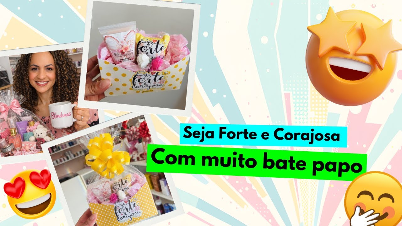 Lembrancinhas dia das mulheres  + Bate papo 