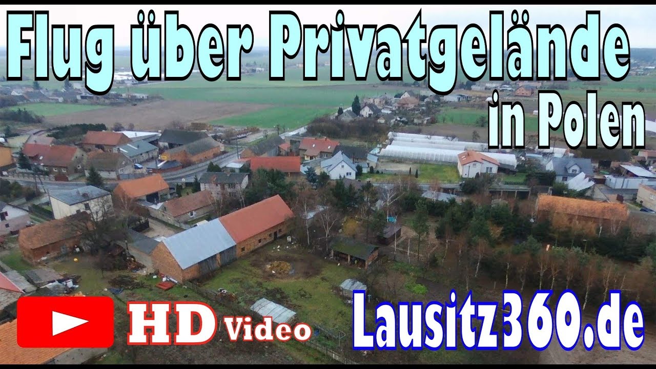 Flug über Privatgelände in Polen mit der Bebop 2 Drohne von Parrot