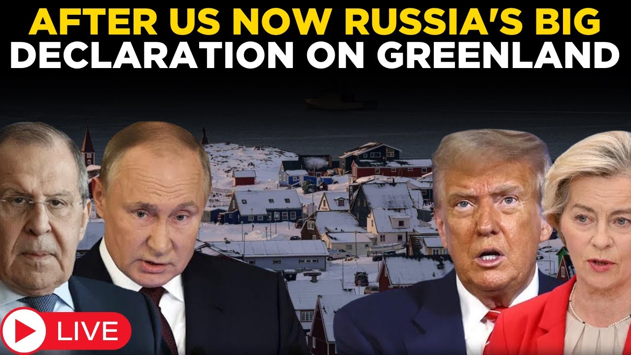 LIVE | Lavrov’s BIG DECLARATION, ‘Greenland Not Natural Part Of Denmark’; Mocks U.S-Europe Fight