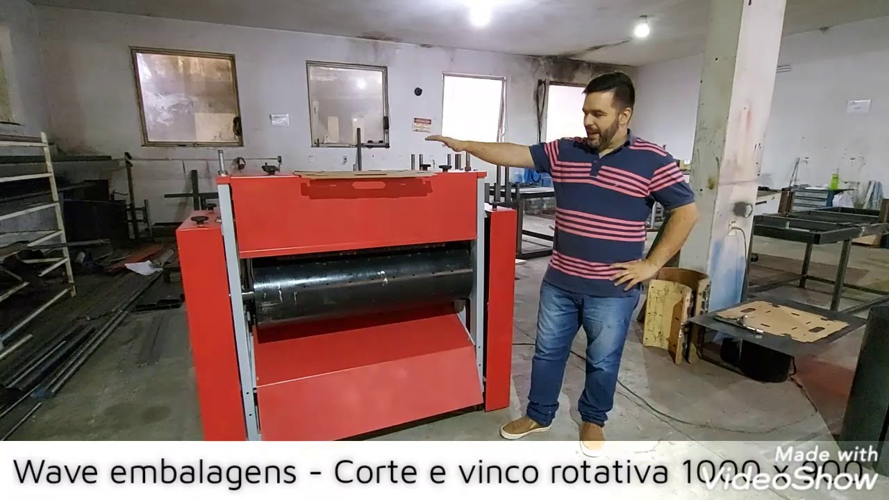 Corte e Vinco Rotativa 1000 x 900