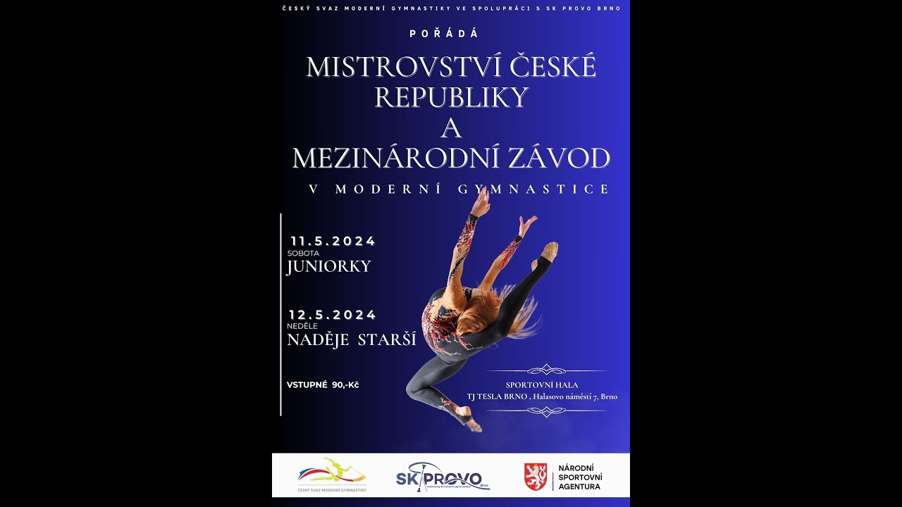 mistrovství České republiky v moderní gymnastice 2024 juniorky B