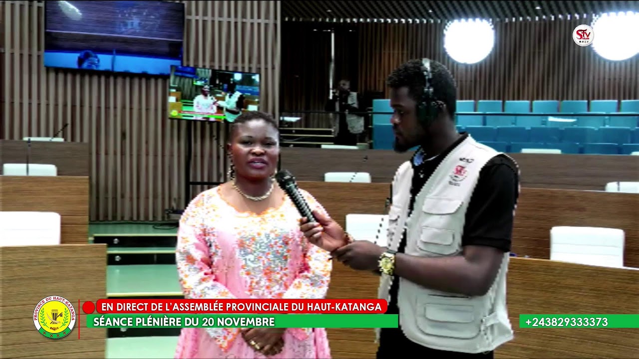 EN DIRECT DE L'ASSEMBLEE PROVINCIALE DU HAUT-KATANGA