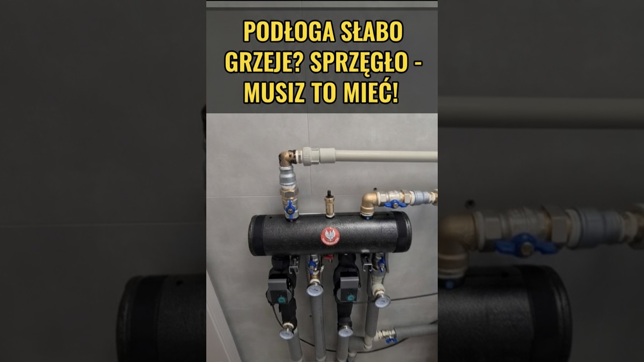Podłogówka słabo grzeje?Sprzęgło hydrauliczne.Rotametry.