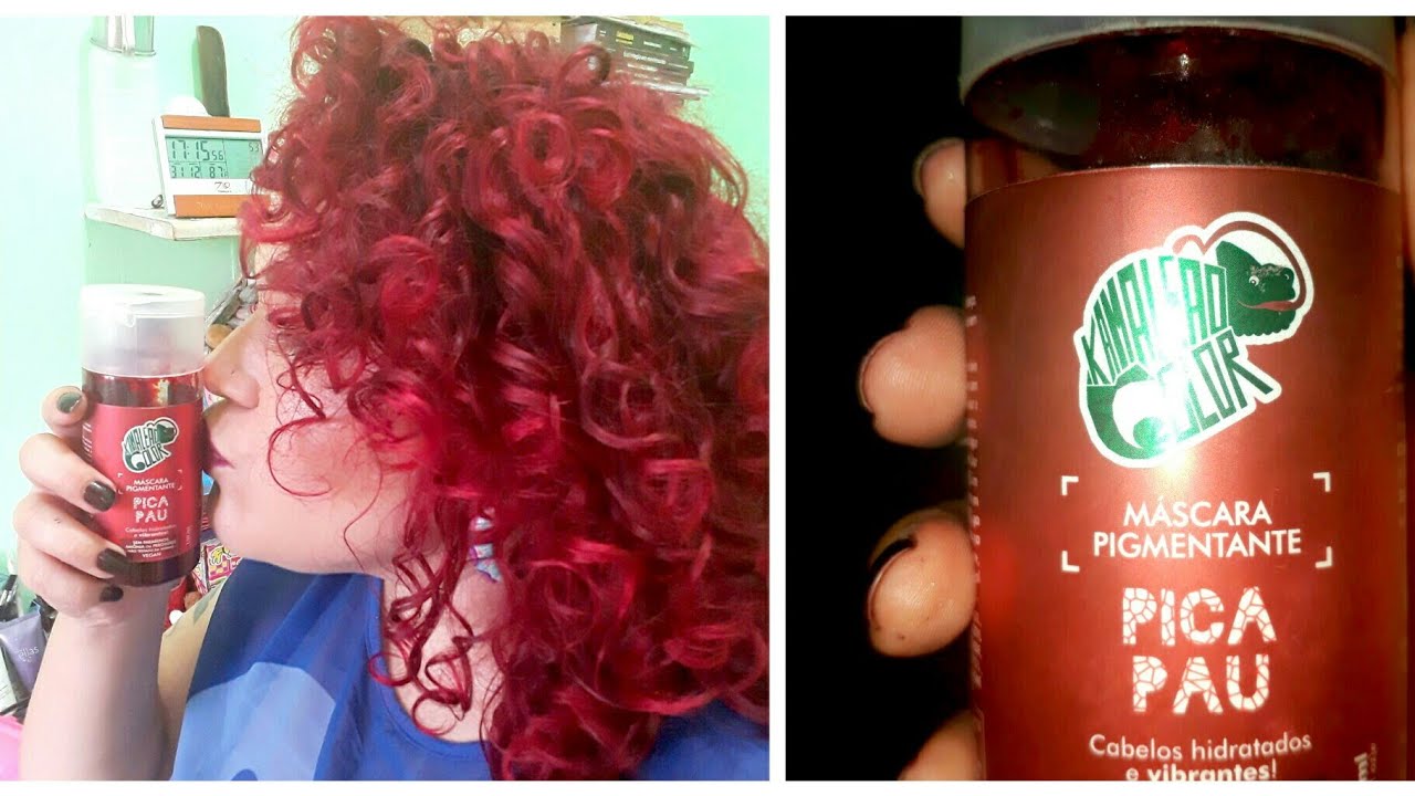 Como manter o cabelo vermelho(Resenha Kamaleão Color Pica Pau)