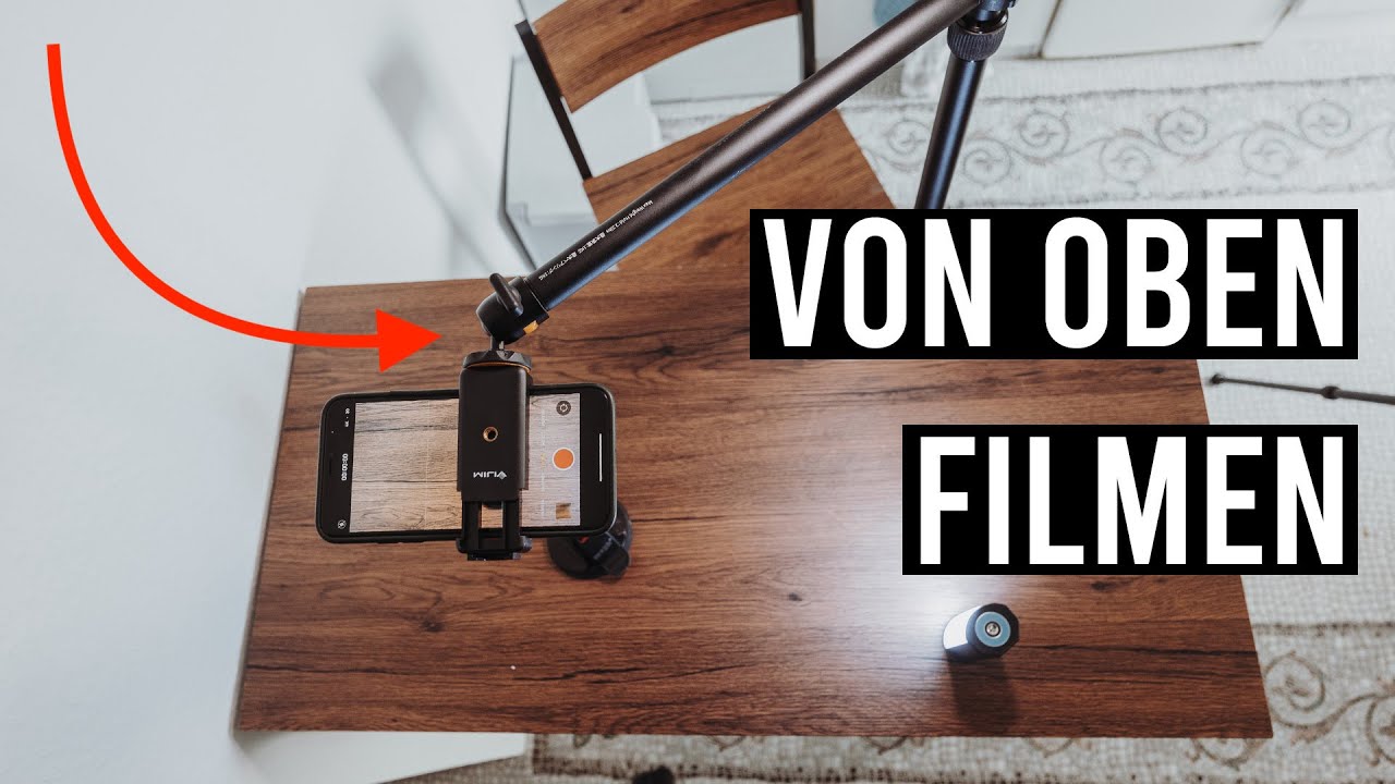 Wie kann man von oben filmen? Günstiges Stativ für Live-Streaming, YouTube, TikTok und Produkte