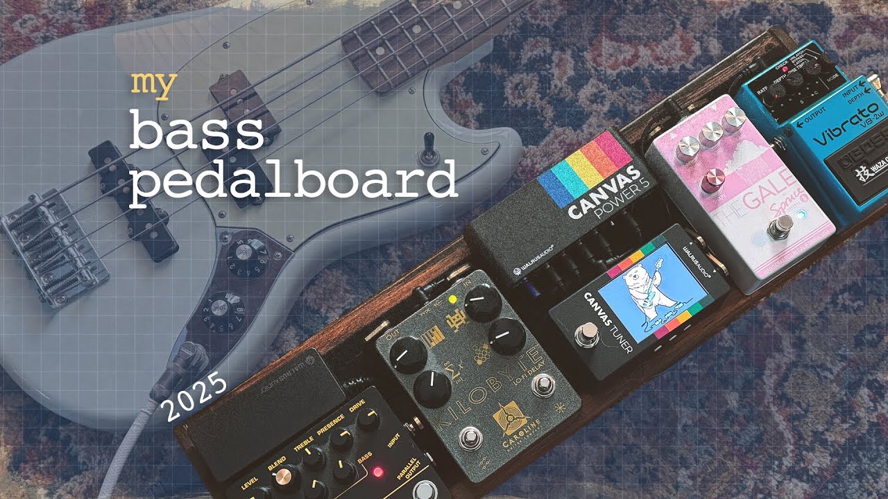 My Bass Pedalboard Rundown & Build - Megan L | 2025
