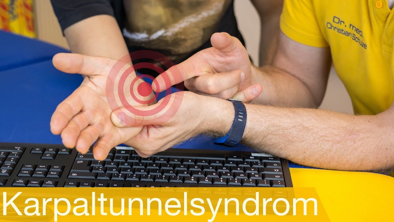 Karpaltunnelsyndrom 💻 Test | Behandlung | Alternativen zur Operation