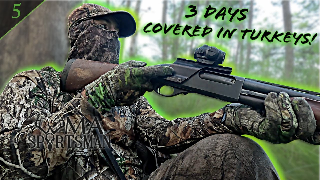 3 Days Hunting PUBLIC - 2 GOBBLERS Located! Good Turkey Talk - Florida WMA Hunt