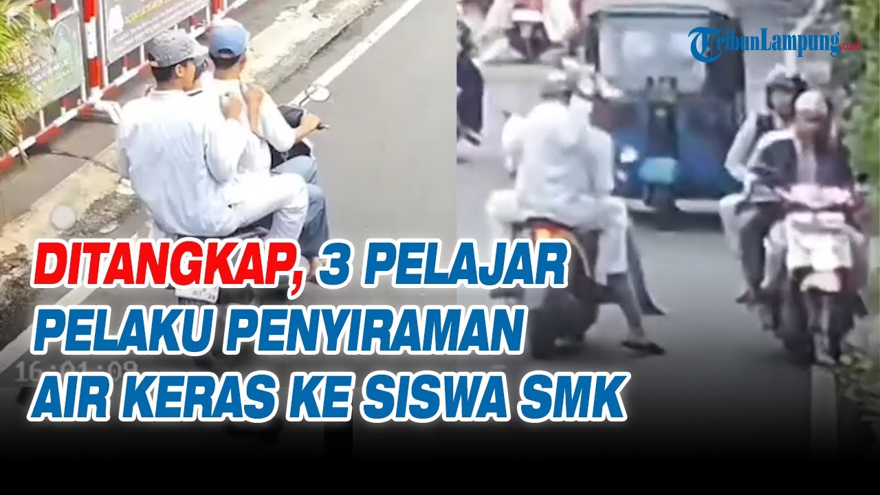 Polisi Tangkap 3 Pelajar Pelaku Penyiraman Air Keras ke Siswa SMK