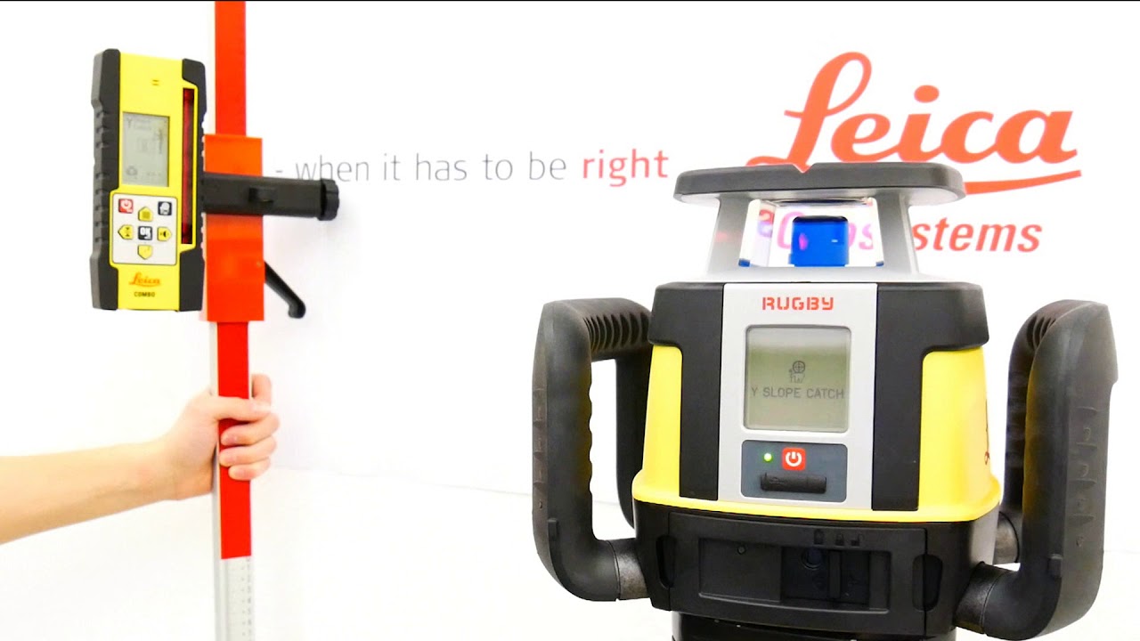 Leica Rugby CLA - How to do slope catching