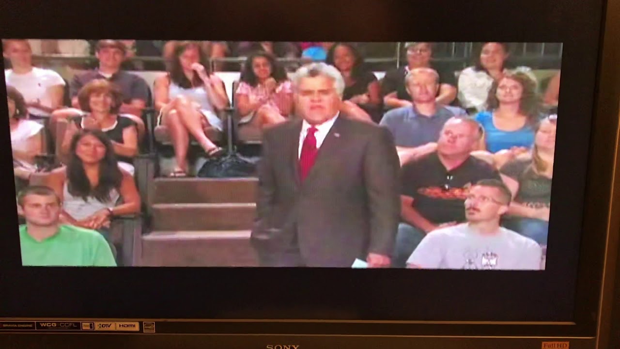 Audience freaks of nature. Jay Leno