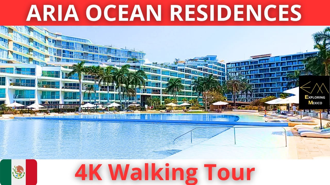 NUEVO VALLARTA Aria Ocean Residences 4K Walking Tour | Nayarit 🇲🇽