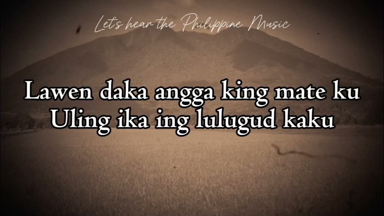 Ojo Kaluguran daka (Pure Kapampangan Lyrics)
