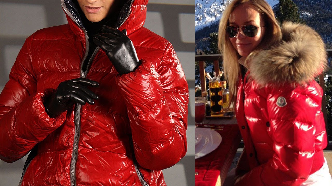 Shiny Nylon Down Jackets for Women | Winter Fashion with Moncler etc. Puffers